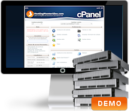 Demo panel cPanel Demostración cPanel