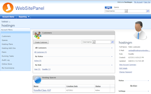 Captura WebSitePanel