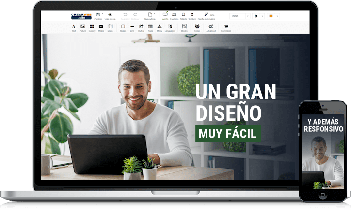 Crear Sitios Web Constructor de sitios
