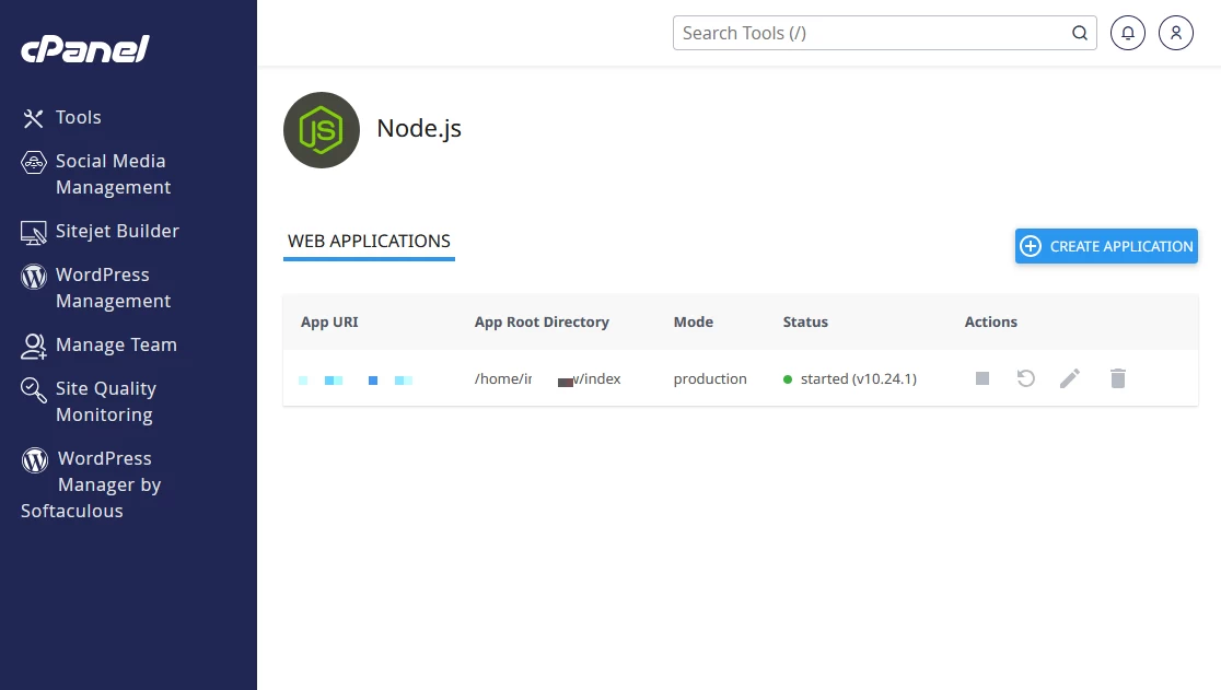 node-js-instalacion cPanel con Node.JS